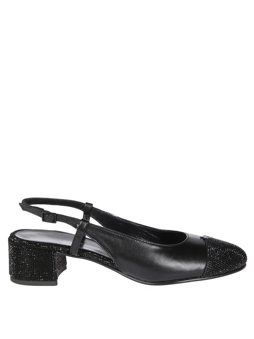 Tory Burch Cap Toe Slingback With 45Mm Block Heel