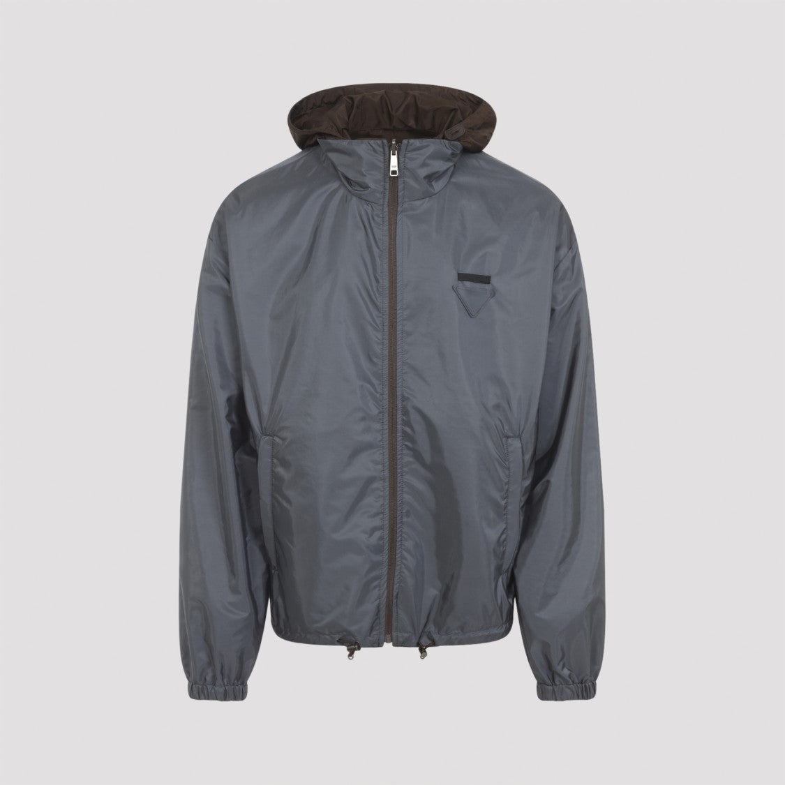 Prada Cocoa Brown Recycled Polyester Jacket