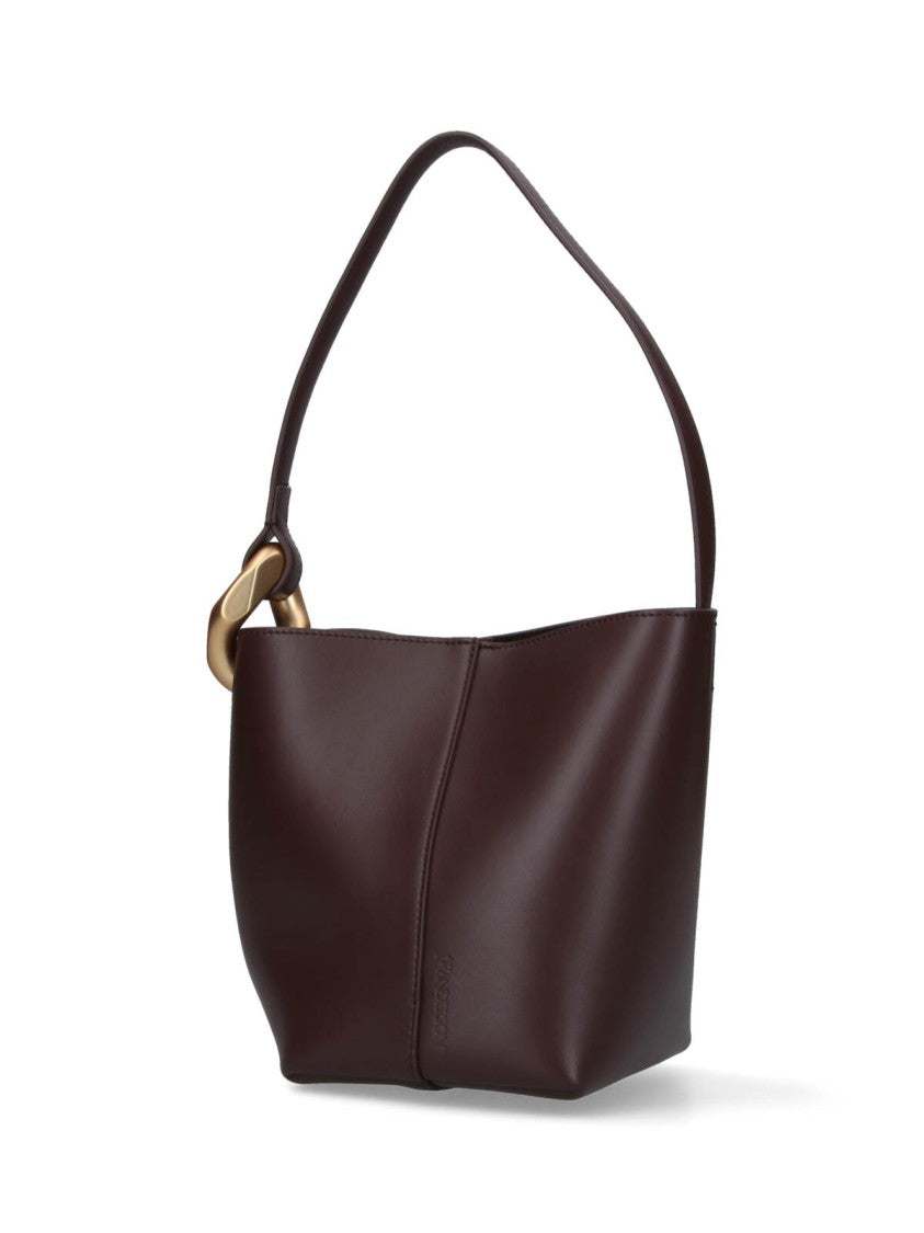J. W. Anderson 'Corner' Small Shoulder Bag – Brown