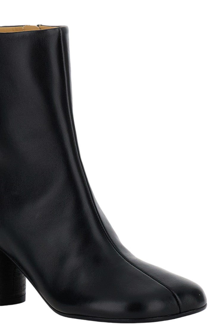 Mm6 By Maison Margiela Black Anatomic Nappa Ankle Boot