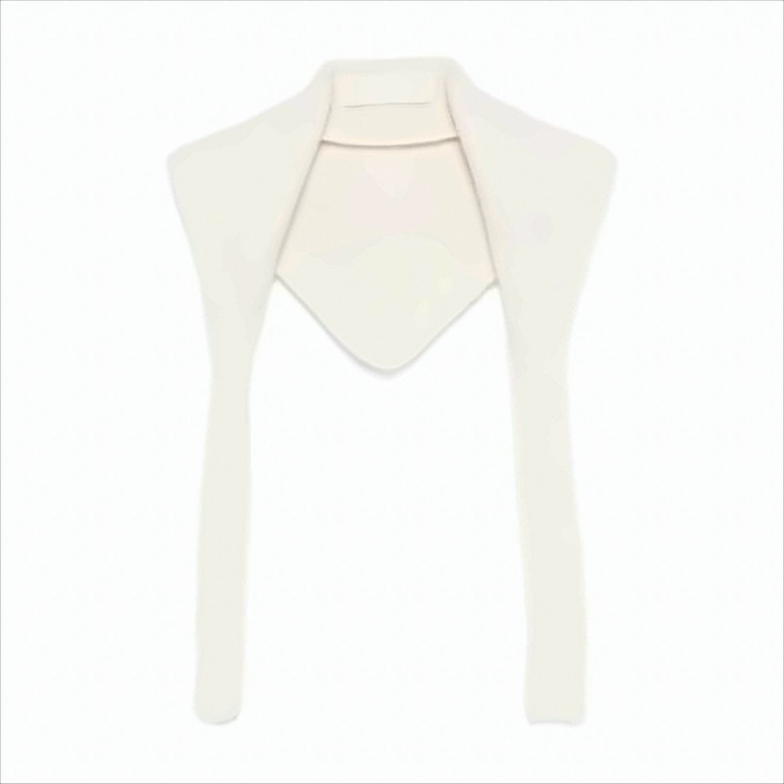Jacquemus Triangular Alpaca And Wool Scarf With Elongated Extensions