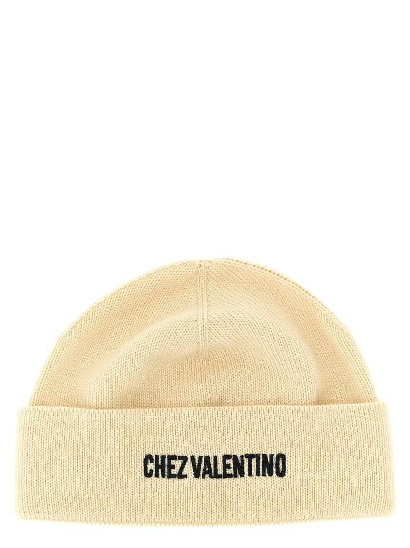 Valentino Garavani Knitted Virgin Wool Beanie