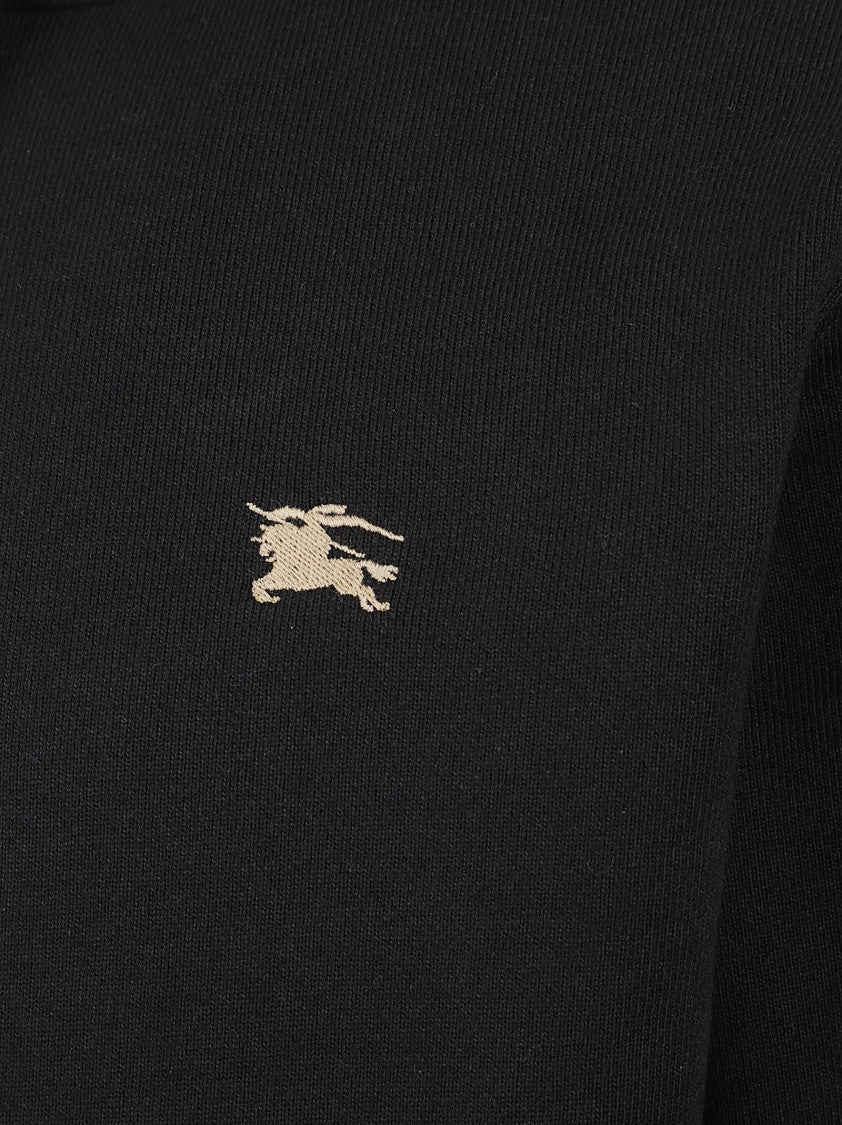 Burberry Black Drawstring Hoodie