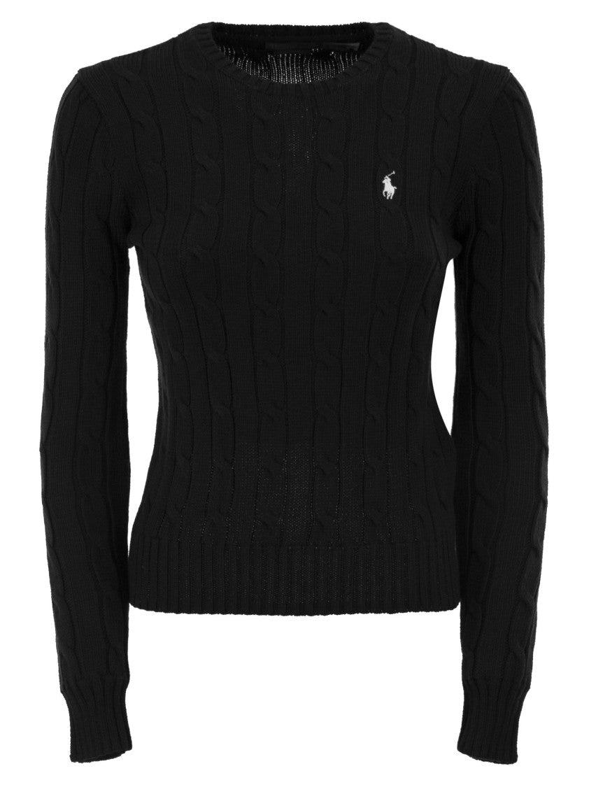 Polo Ralph Lauren Cotton Cable Knit Crew Neck Jumper