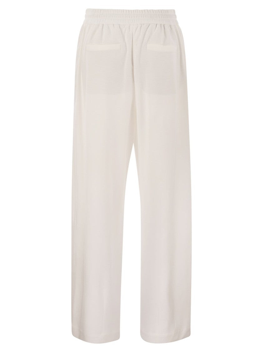 Brunello Cucinelli Track Trousers In Couture Interlock