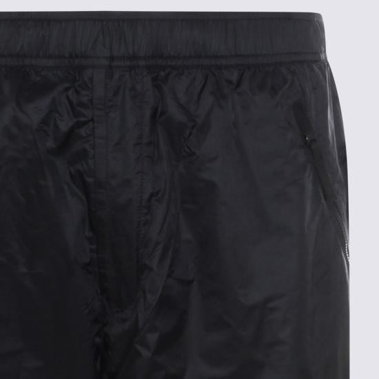 Stone Island Lightweight Black Nylon Casual Jogger Pants
