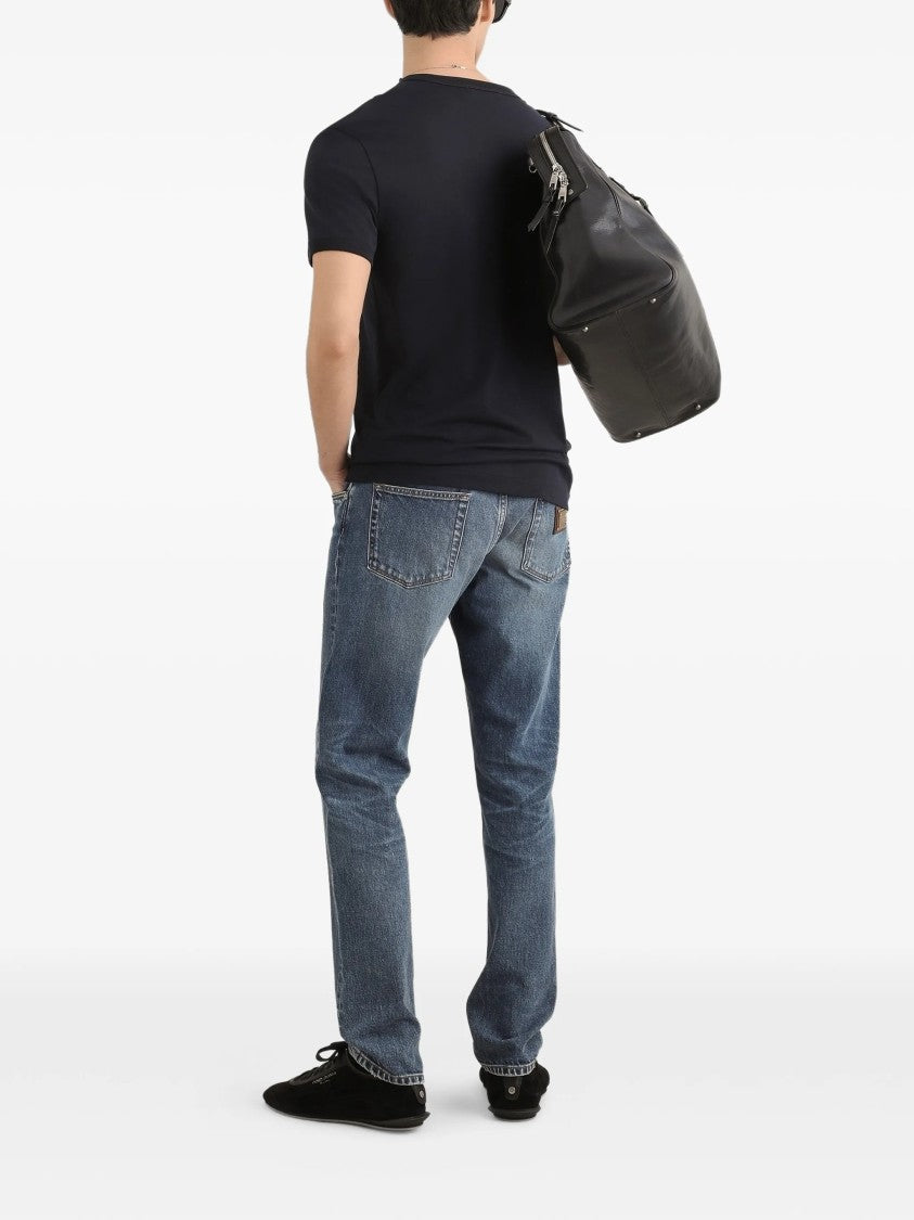 Dolce & Gabbana Classic Straight-Leg Jeans With Subtle Stretch