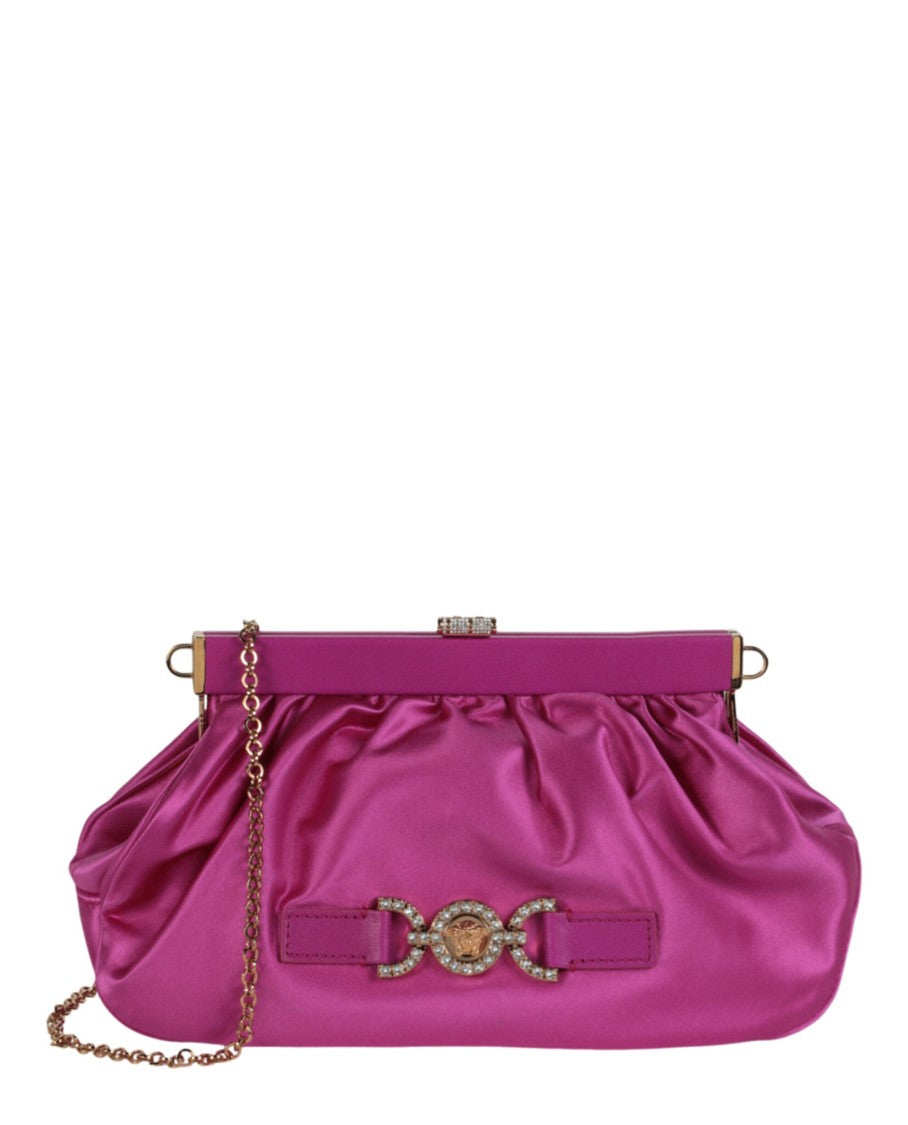 Versace Satin Crystal Medusa '95 Clutch