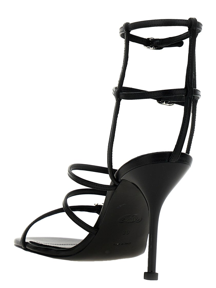 Mcqueen Strap Leather Sandals