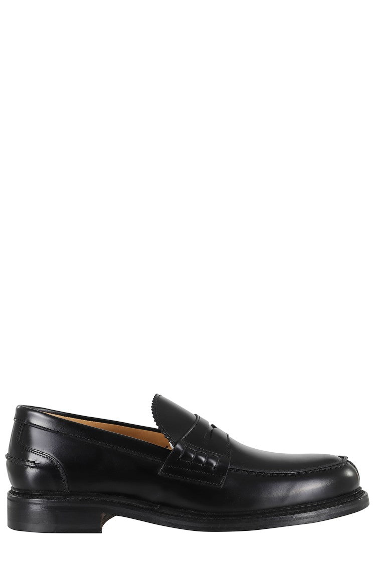 John Spencer Sophisticated Black Leather Moccasin