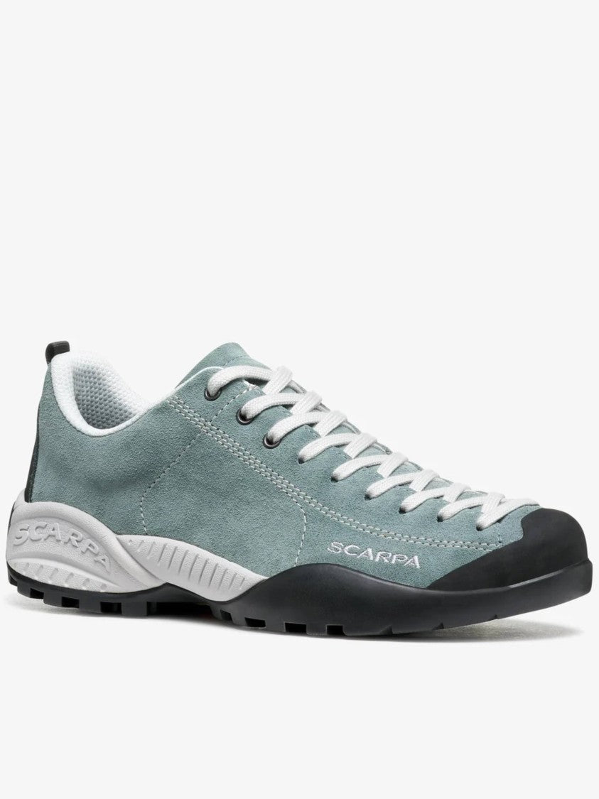 Scarpa Low-Profile Suede Sneakers With Rubber Accents