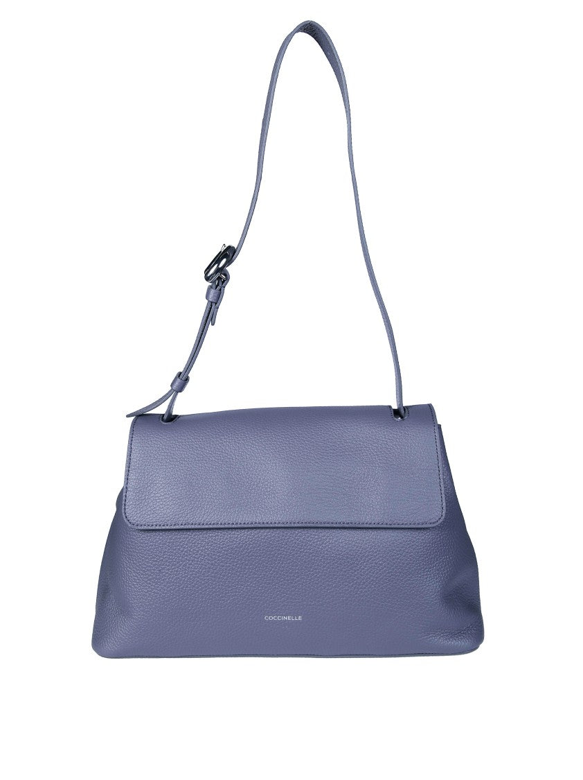 Coccinelle Fern Pebbled Rectangular Shoulder Bag