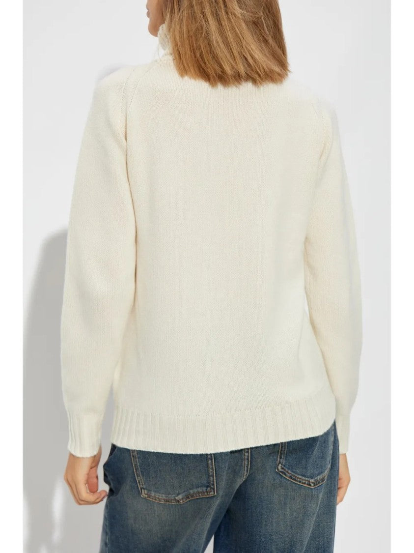Fabiana Filippi High Turtleneck Knit Sweater