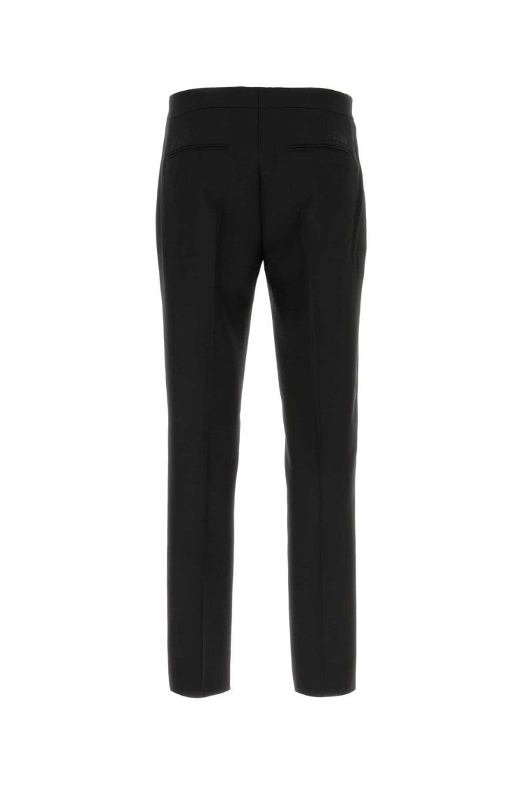 Versace Black Wool Blend Pant