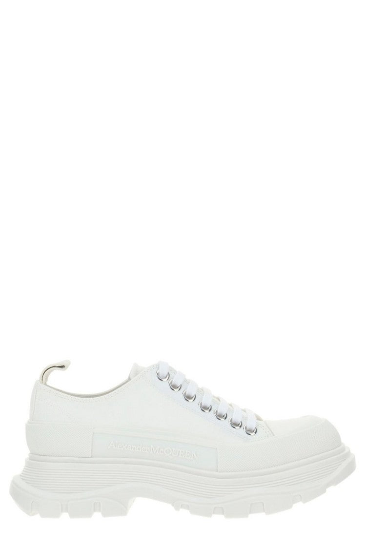 Alexander Mcqueen Chunky Sole Leather Sneakers