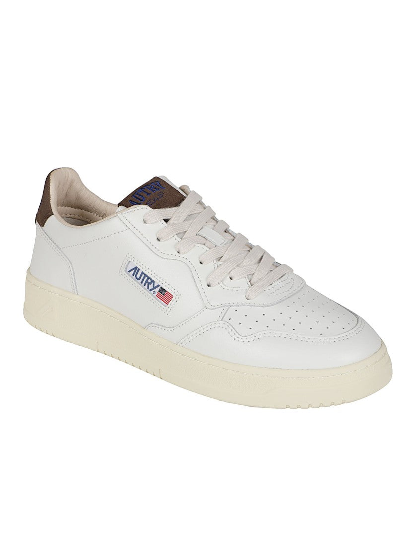 Autry Low-Top Sneakers With Perforated Detailing And Suede Accents