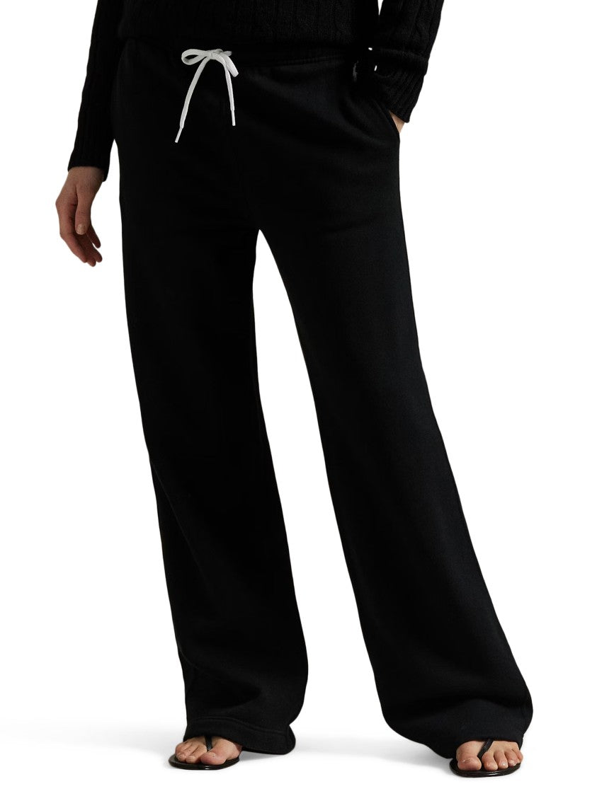 Polo Ralph Lauren Relaxed Fit Knit Open Bottom Trousers With Adjustable Waistband