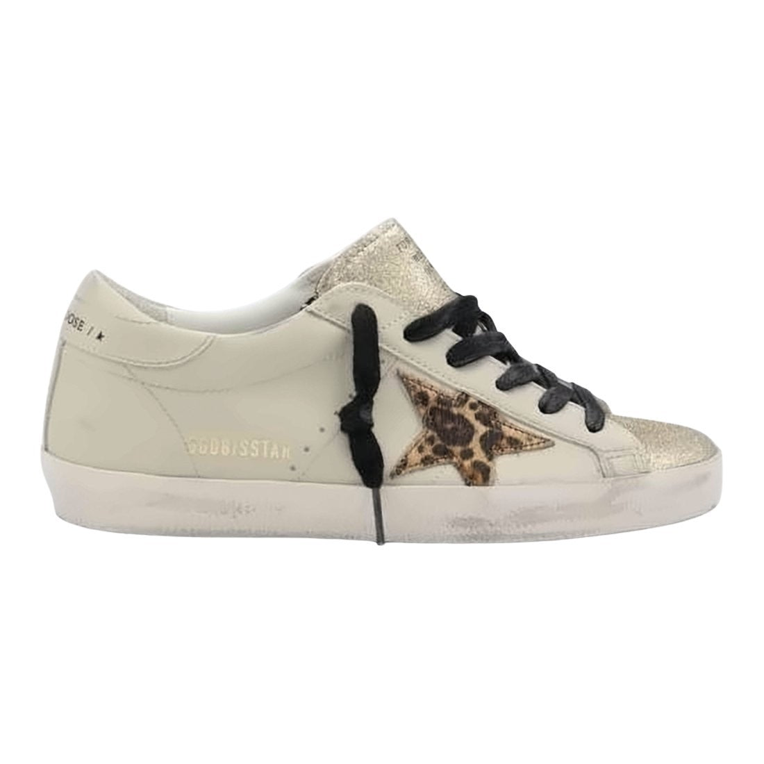 Golden Goose Low-Top Sneakers With Distressed White Leather