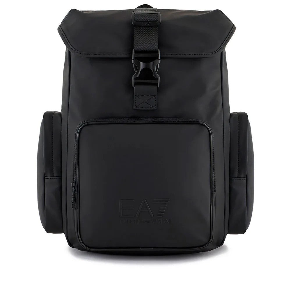Emporio Armani Structured Black Backpack