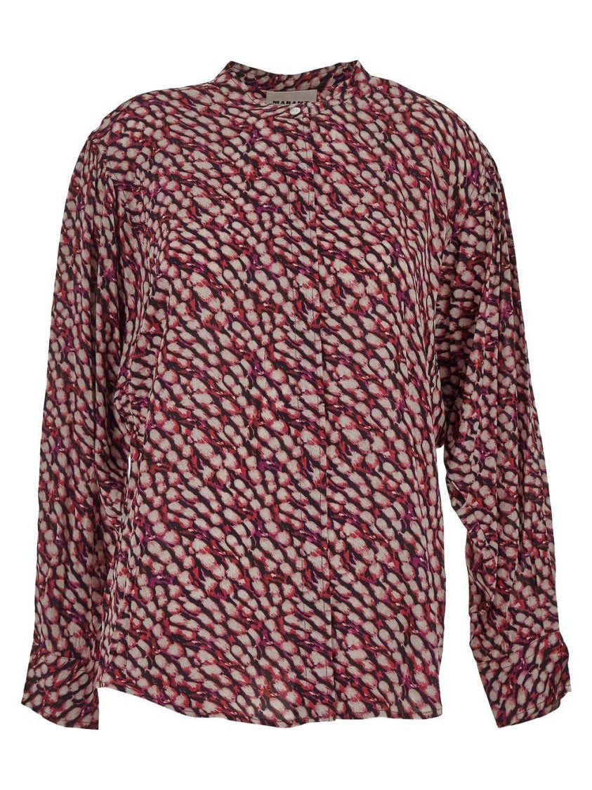 Isabel Marant Viscose Rayon Blouse With Abstract Pattern