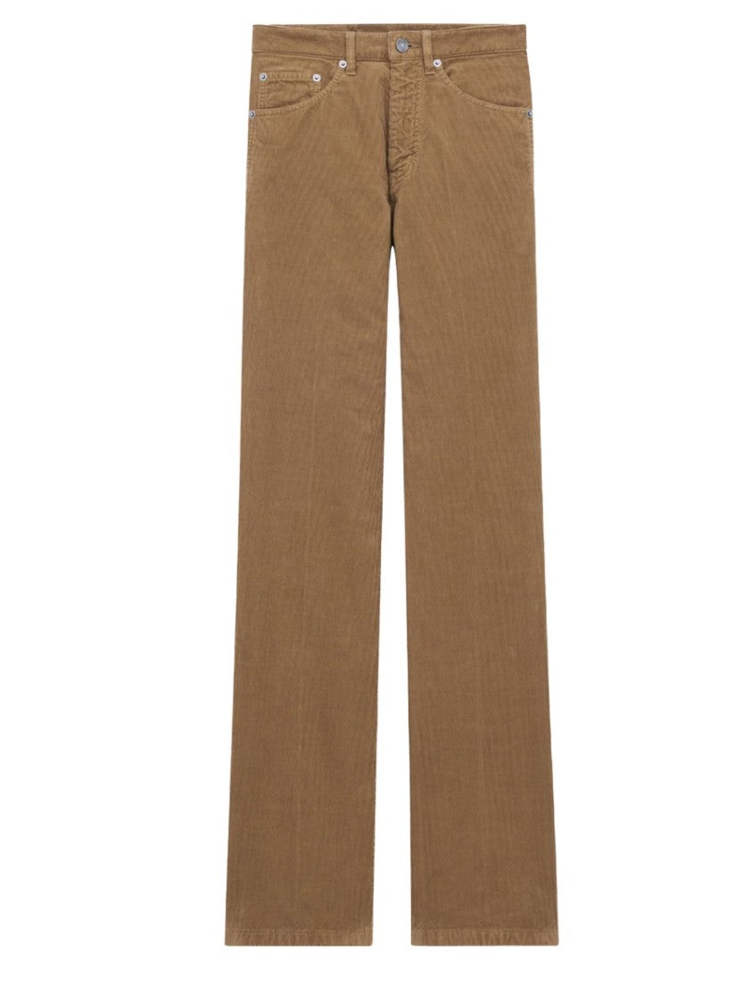 Saint Laurent Clyde Wide-Leg Relaxed Fit Pants