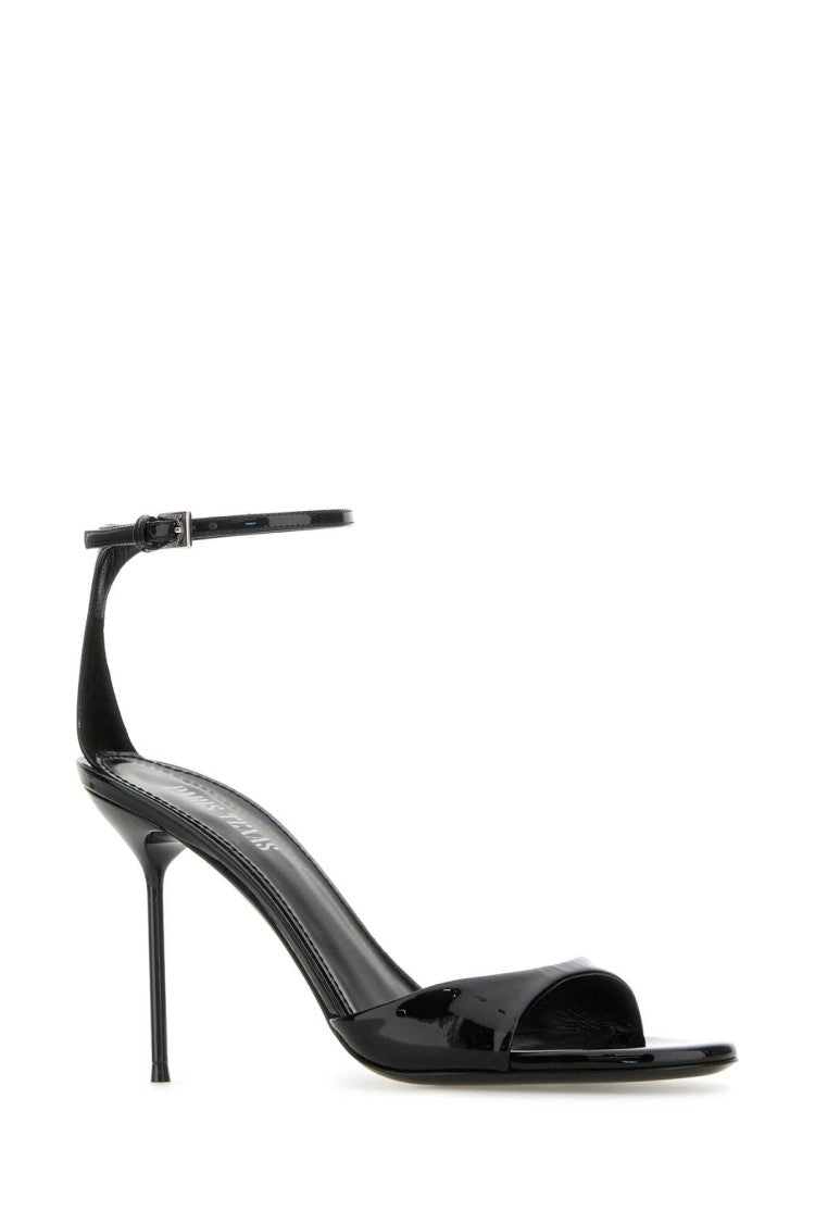 Paris Texas Black Leather Lidia Sandals