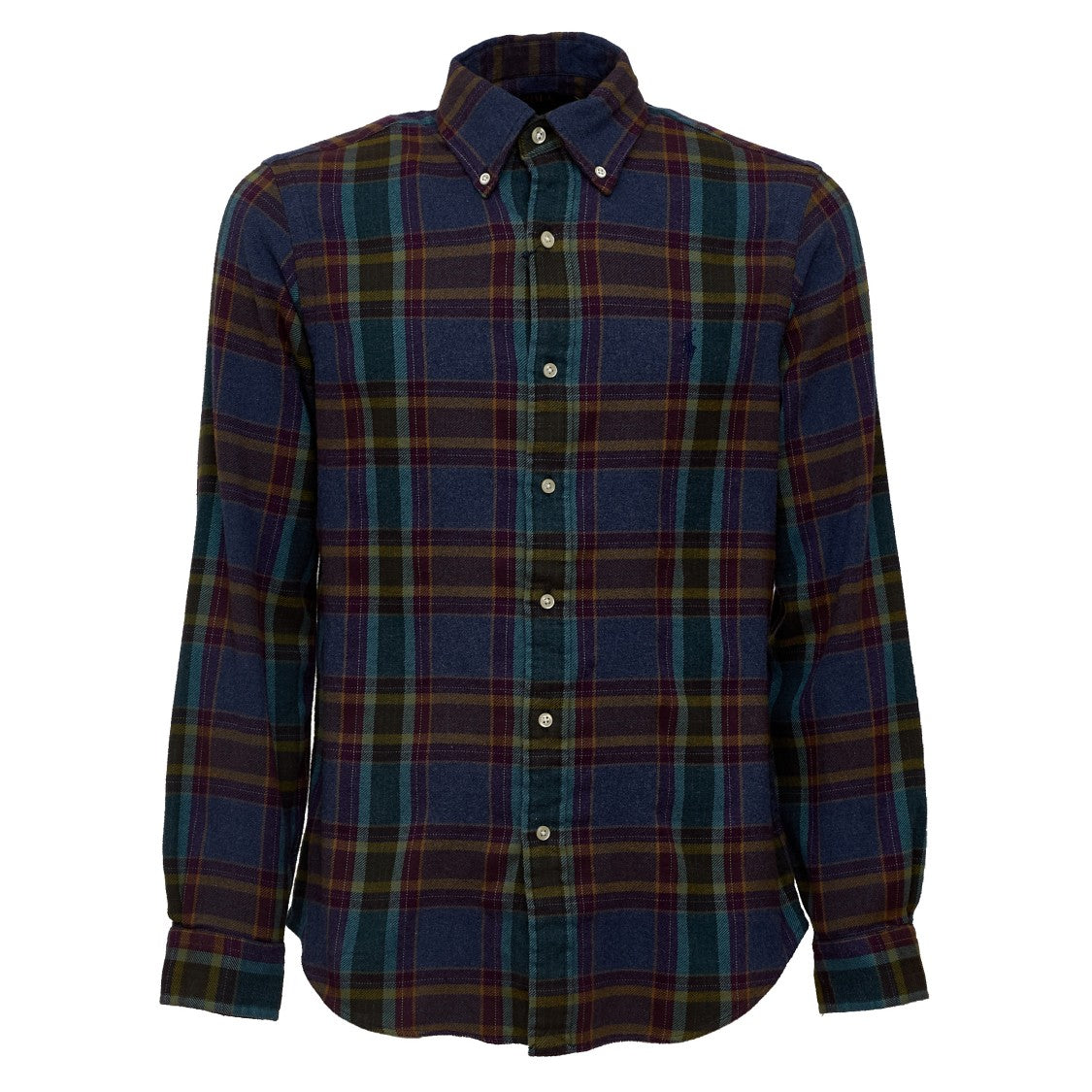 Polo Ralph Lauren Brushed Cotton Flannel Button-Down Casual Shirt