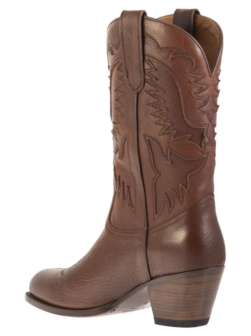 Polo Ralph Lauren Leather Cowboy Boots