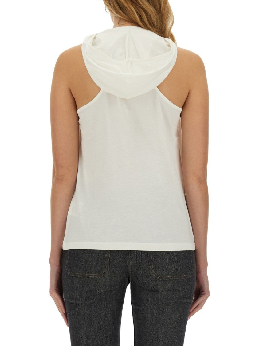 Courrèges Relaxed Fit White Top