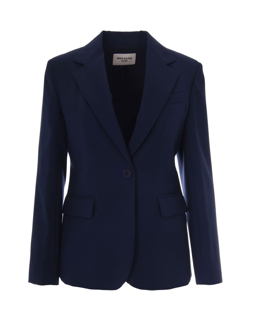Max Mara Single-Breasted Blazer With Tailored Fit And Refined Details
