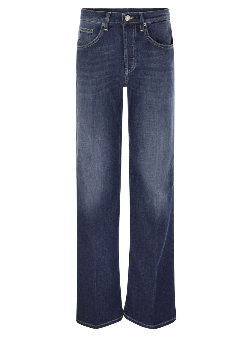 Dondup Jacklyn - Wide-Leg Jeans In Stretch Denim