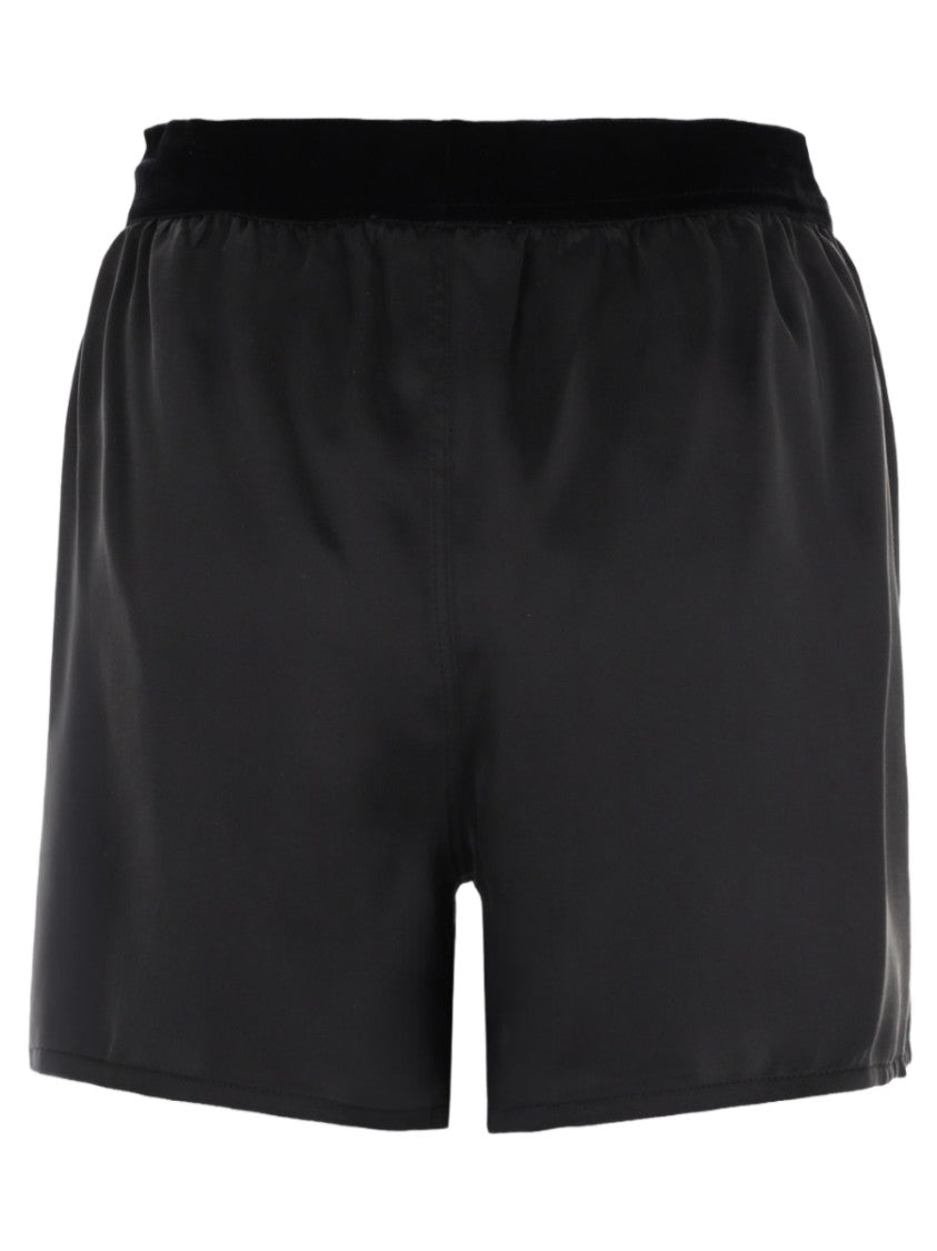 Tom Ford Silk Black Relaxed Fit Shorts