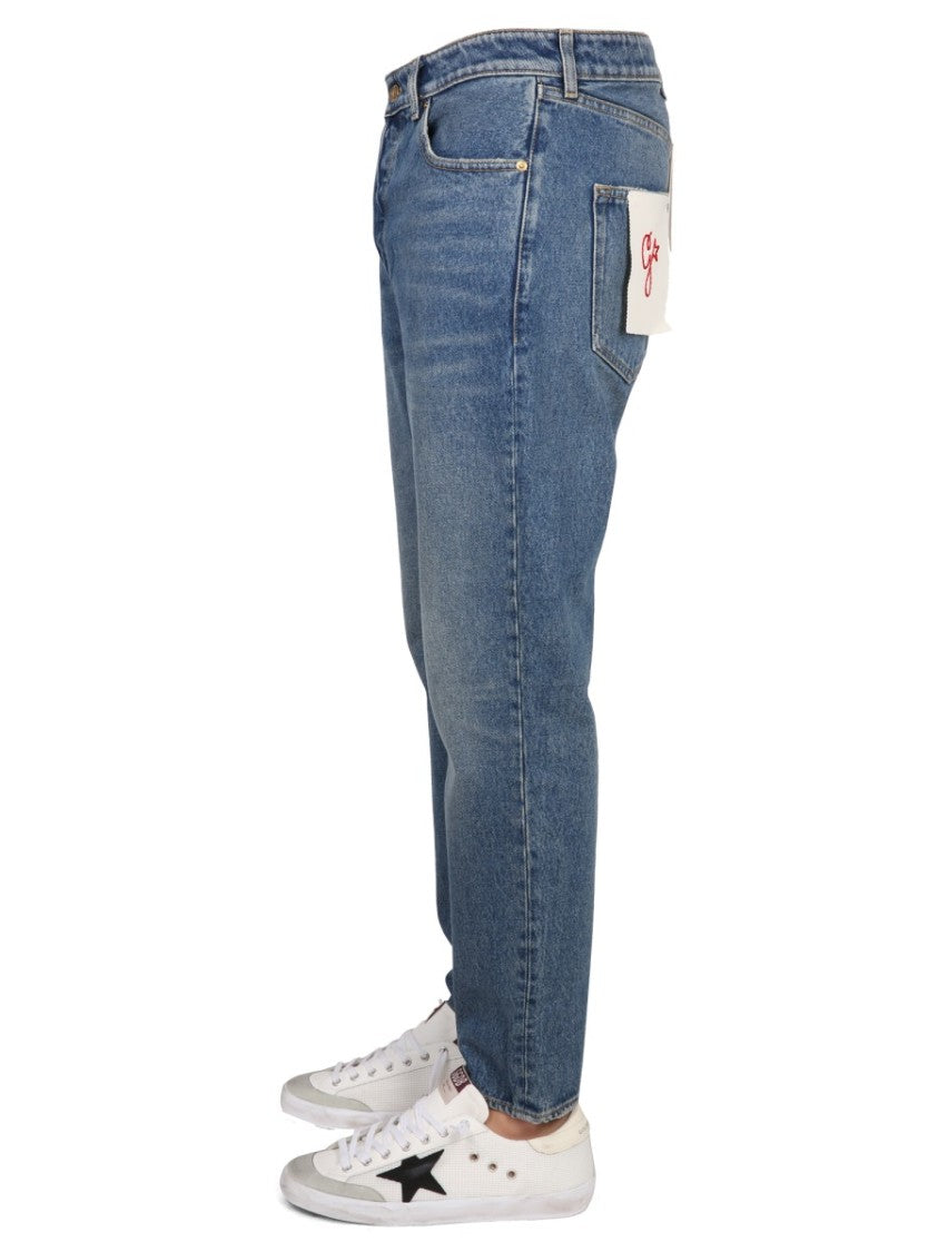 Golden Goose Light Wash Straight Leg Jeans