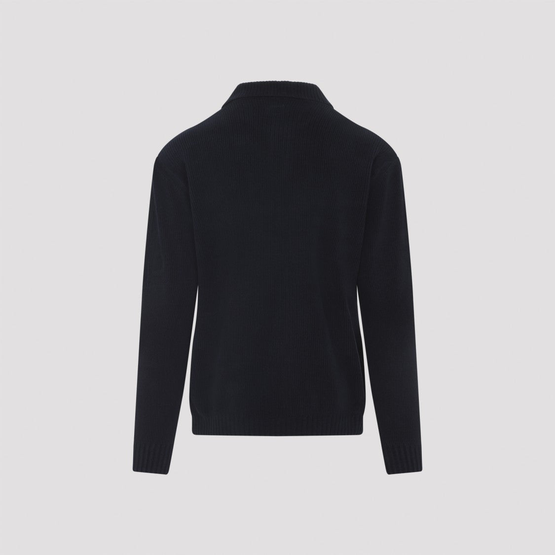 C.P. Company Total Eclipse Blue Cotton Knit Polo