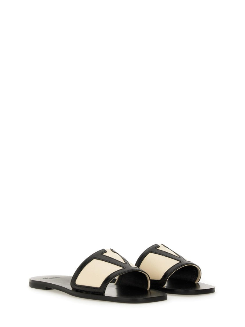 Valentino Garavani Viva Superstar Slide Sandal With Oversized 'V' Emblem