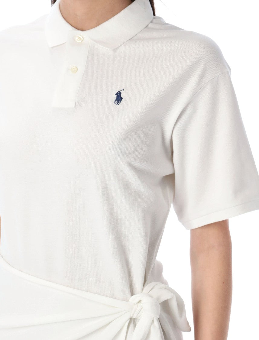 Polo Ralph Lauren Faux-Wrap Skirt Polo Mini Dress