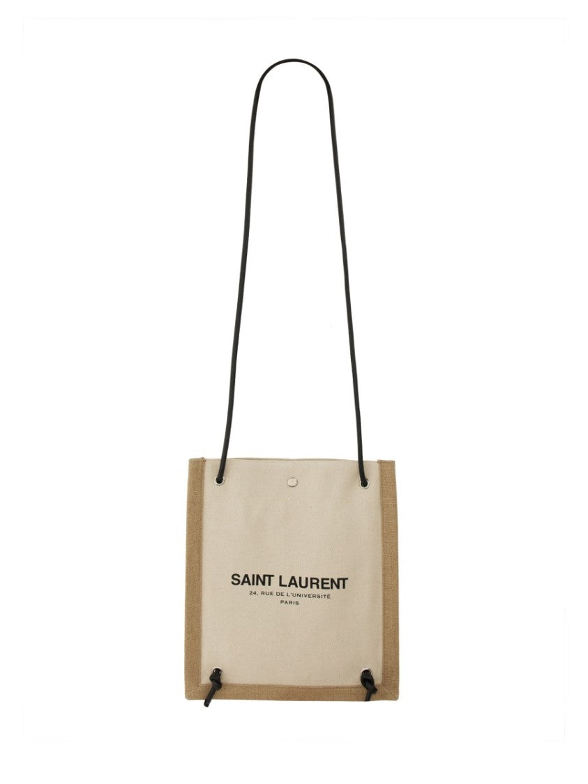 Saint Laurent Logo Print Shoulder Bag Backpack