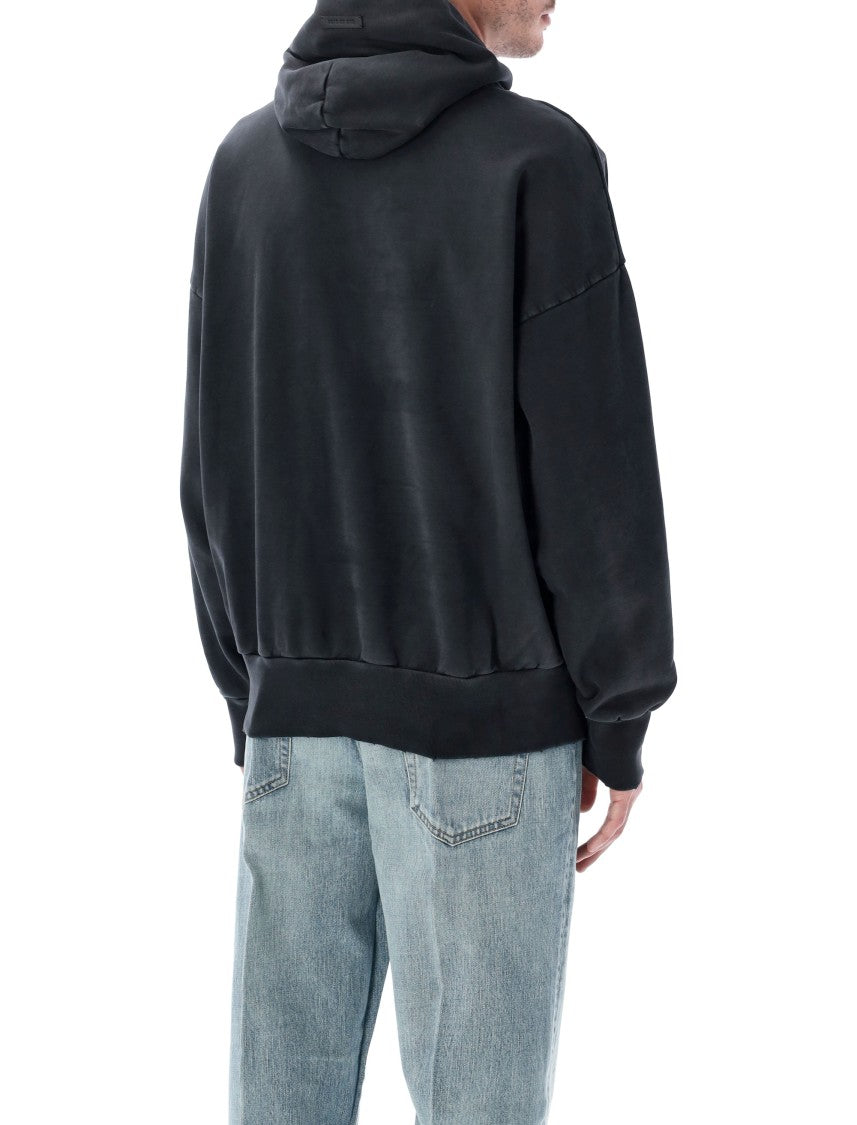 Fear Of God Black Cotton Hoodie