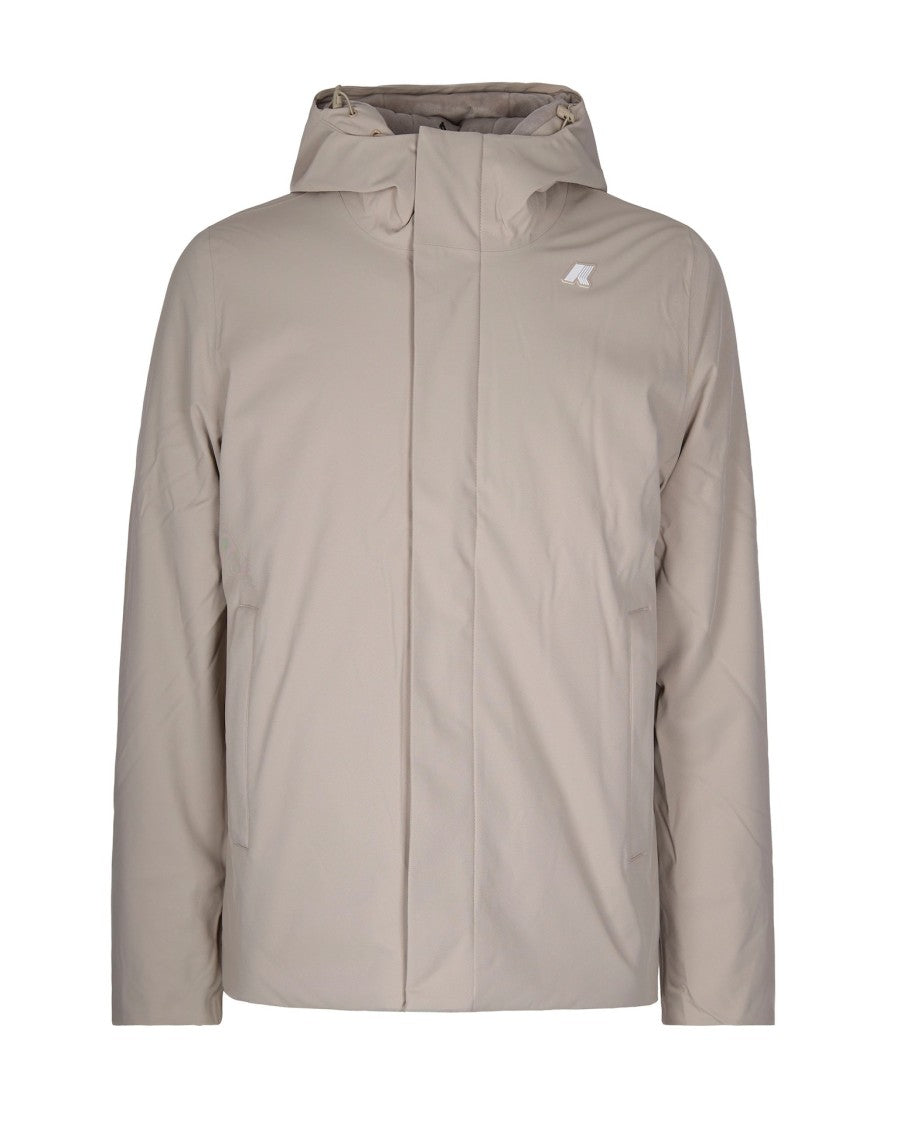 K-Way Beige Jacko Twill Marmotta Jacket