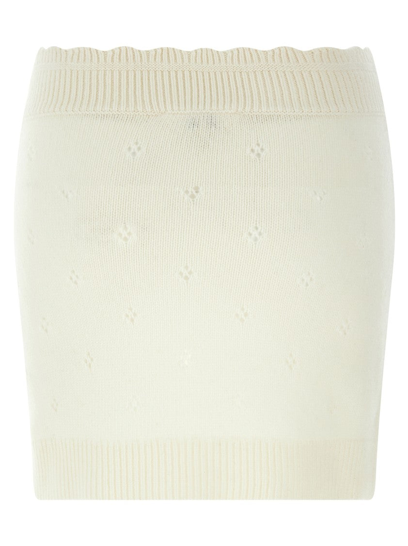 Chloé Jacquard Logo Skirt