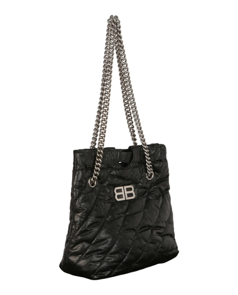 Balenciaga Small Quilted Crush Tote Bag