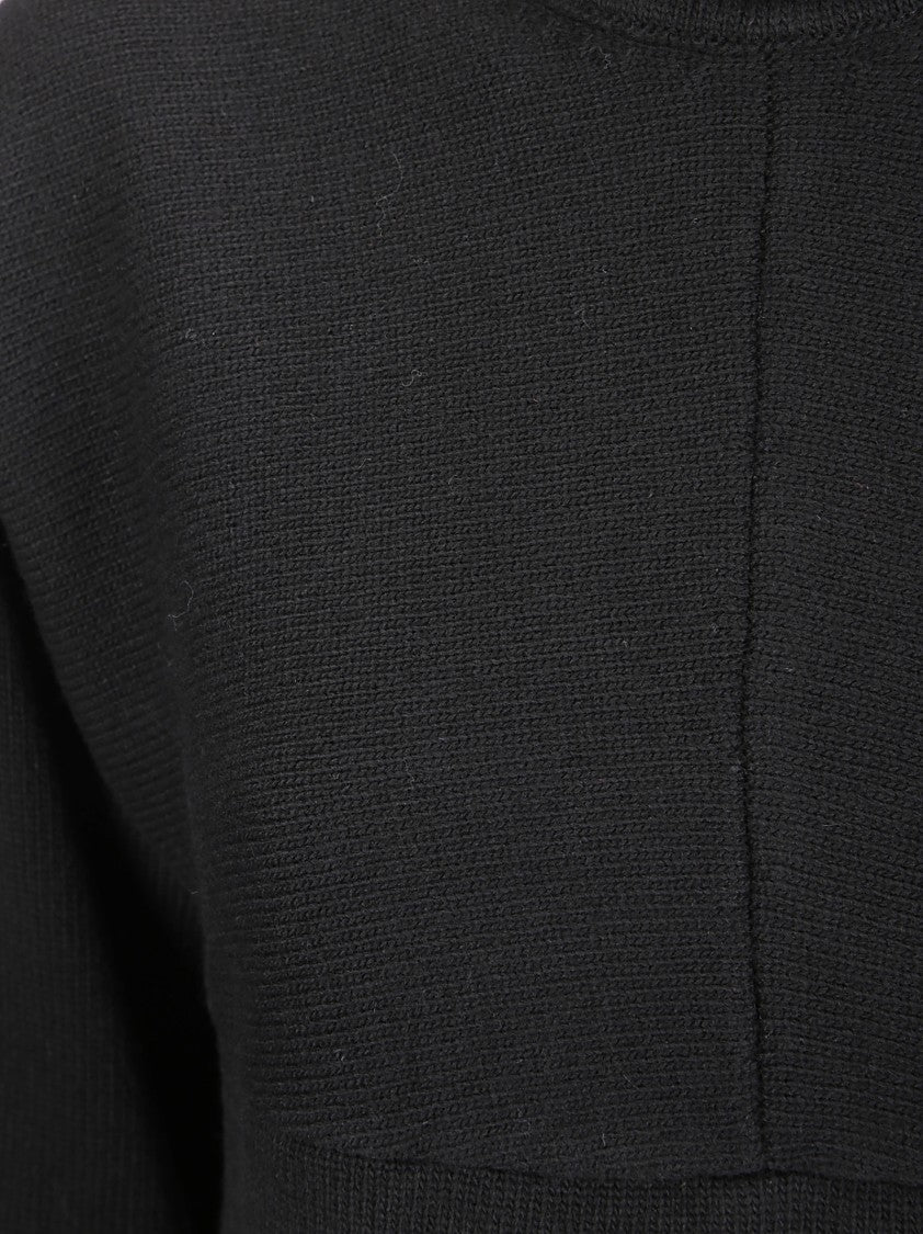 Stefano Mortari Asymmetric Hem Wool Turtleneck Sweater