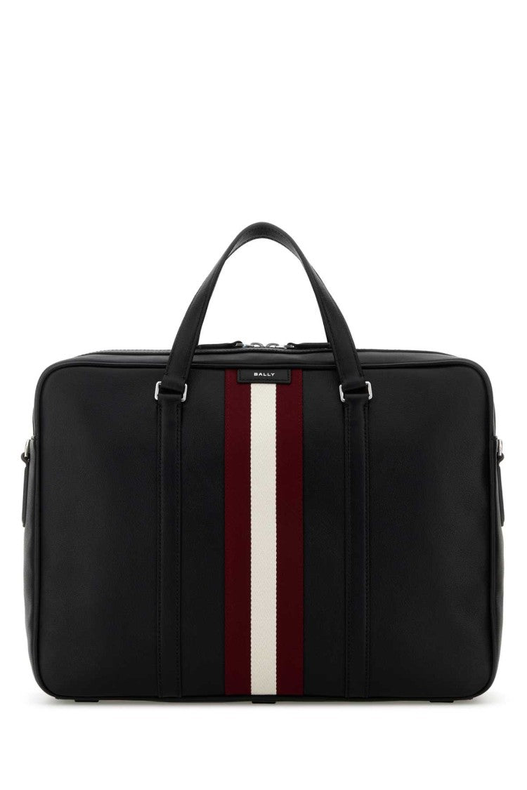 Bally Black Leather Briefcase