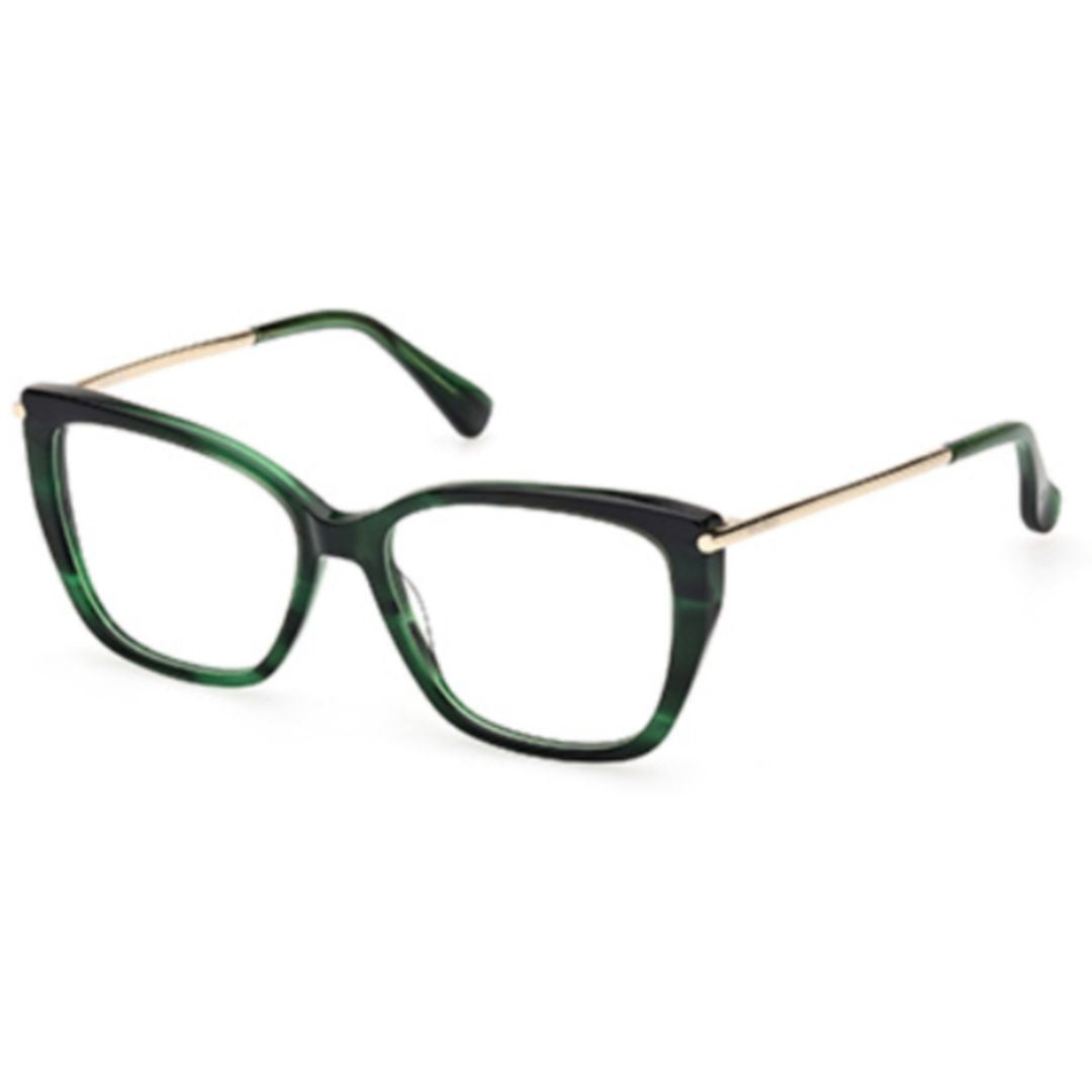 Max Mara Mm5007 Translucent Dark Green Acetate Eyeglasses