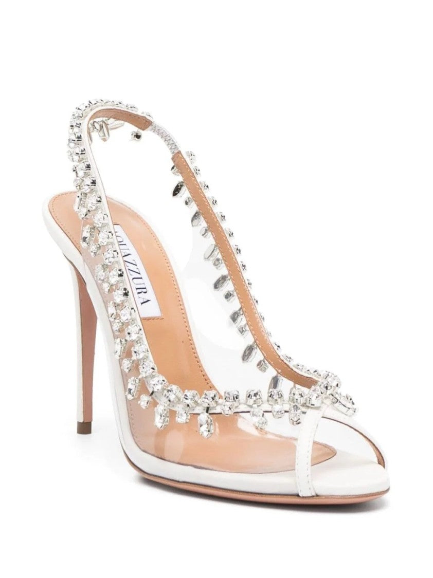 Aquazzura Temptation Crystal 105 Sandal