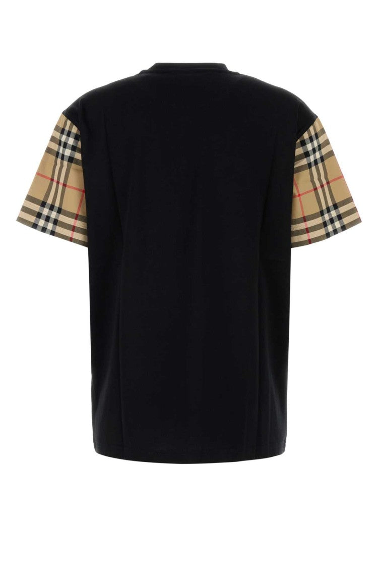 Burberry Black Cotton T-Shirt