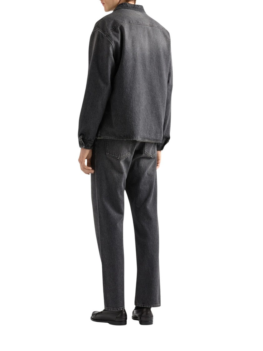 Prada Blue Classic Fit Denim Jeans