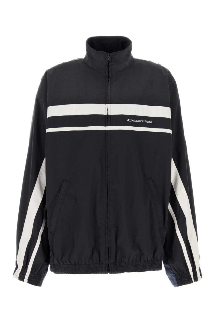 Balenciaga Multicolor Tech Fabric Oversize Sweatshirt