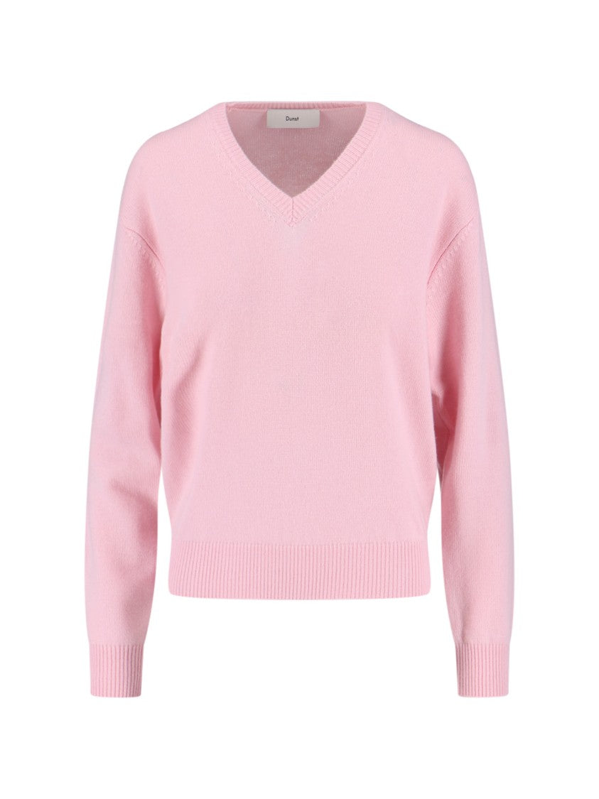 Dunst V-Neck Sweater Crafted From Cashmere And Wool Blend