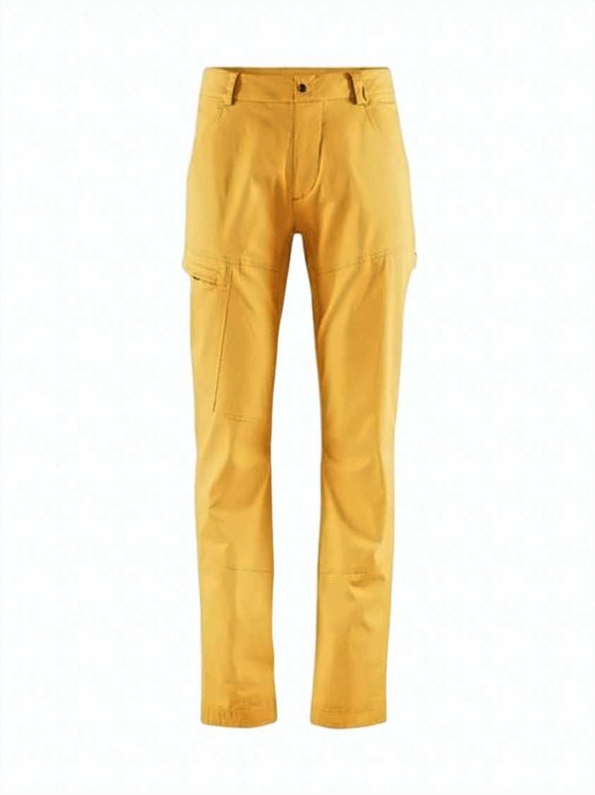 Klattermusen Straight-Fit Orange Pants With Reinforced Design
